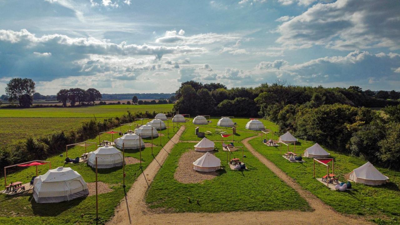 Domo Camp - Nature Glamping Hof Viehbrook Hotell Rendswuhren Exteriör bild